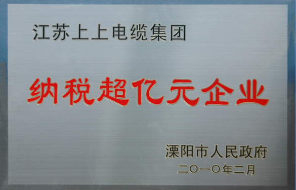 尊龙凯时荣获“2009年度十大纳税大户”与“纳税超亿元企业”声誉称呼